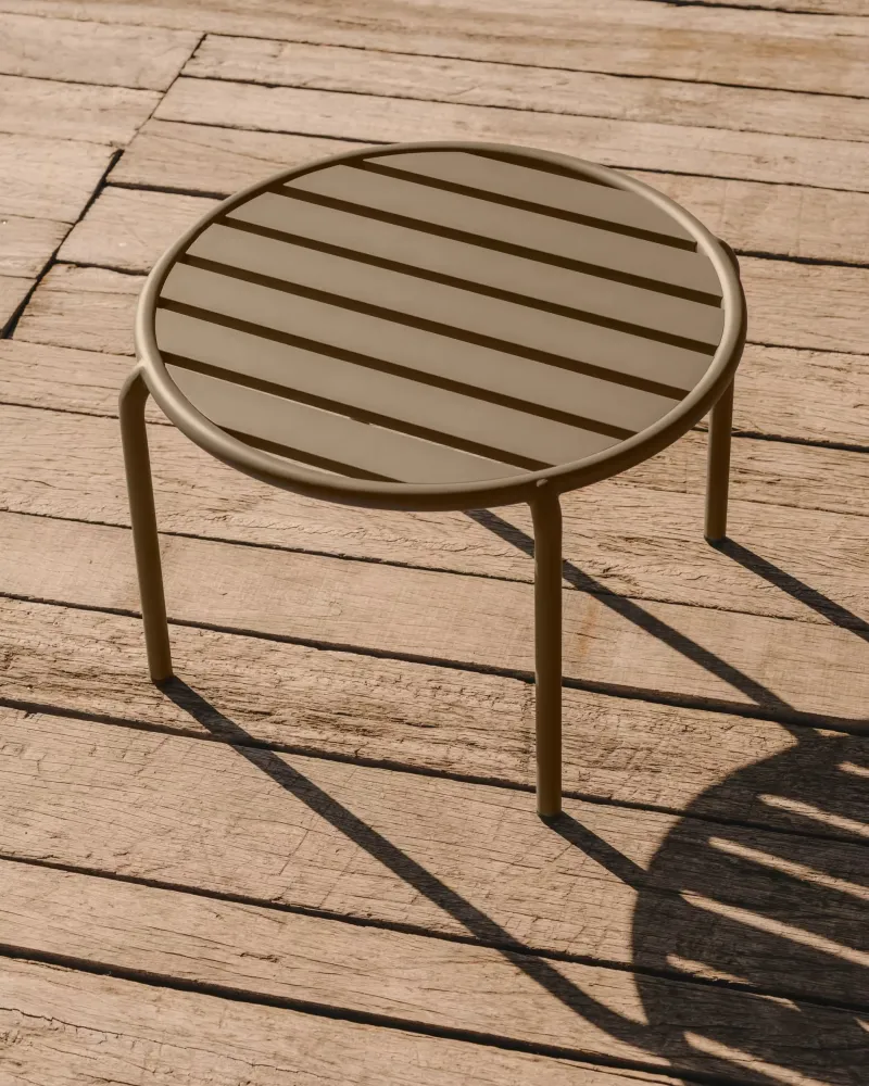 Kave Home Joncols tuintafel Ø60 cm Grijs