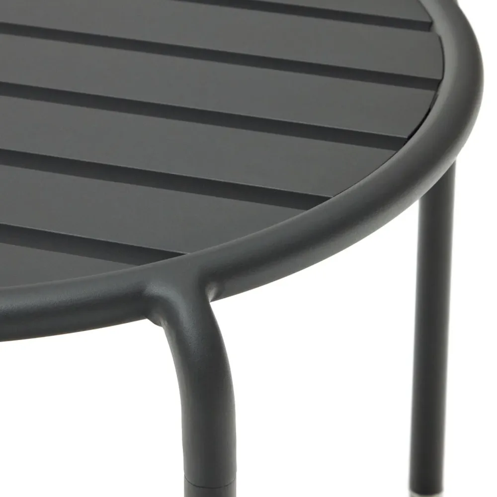 Kave Home Joncols tuintafel Ø60 cm Grijs