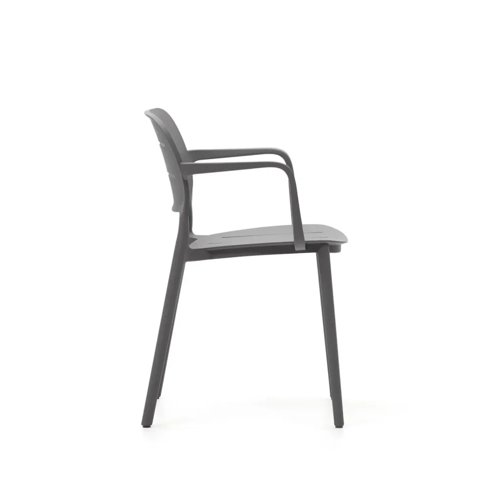 Kave Home Morella tuinstoel Grijs