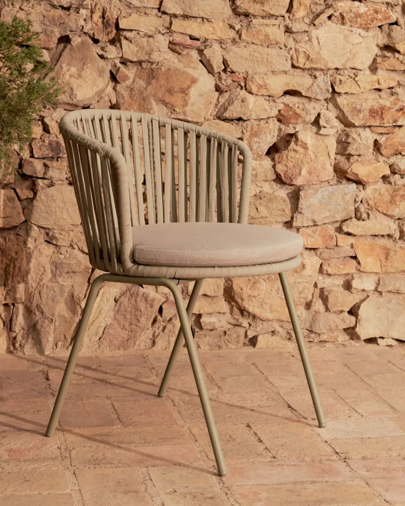 Kave Home Saconca tuinstoel Beige