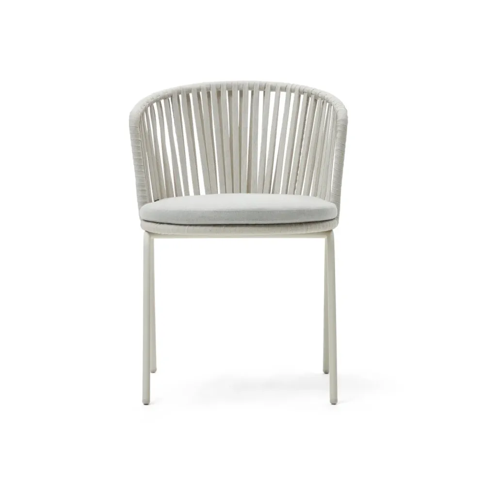 Kave Home Saconca tuinstoel Grijs
