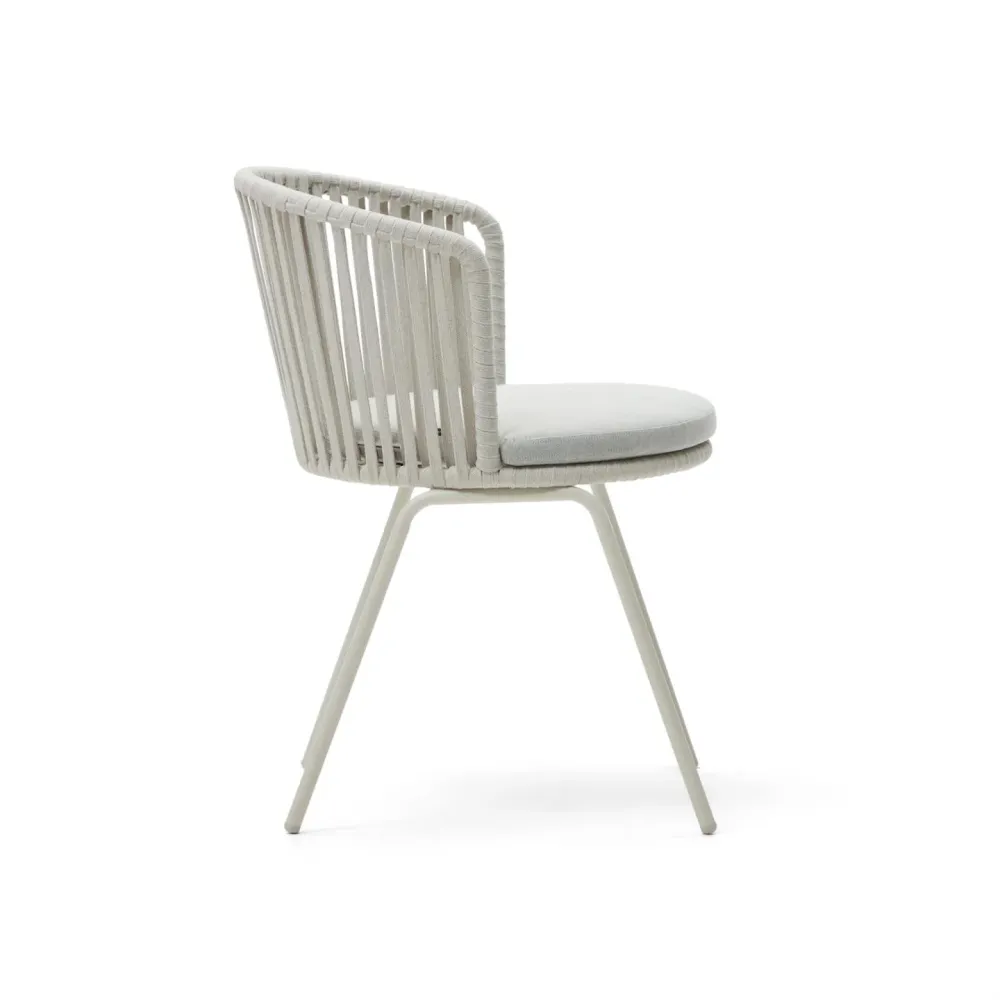 Kave Home Saconca tuinstoel Grijs