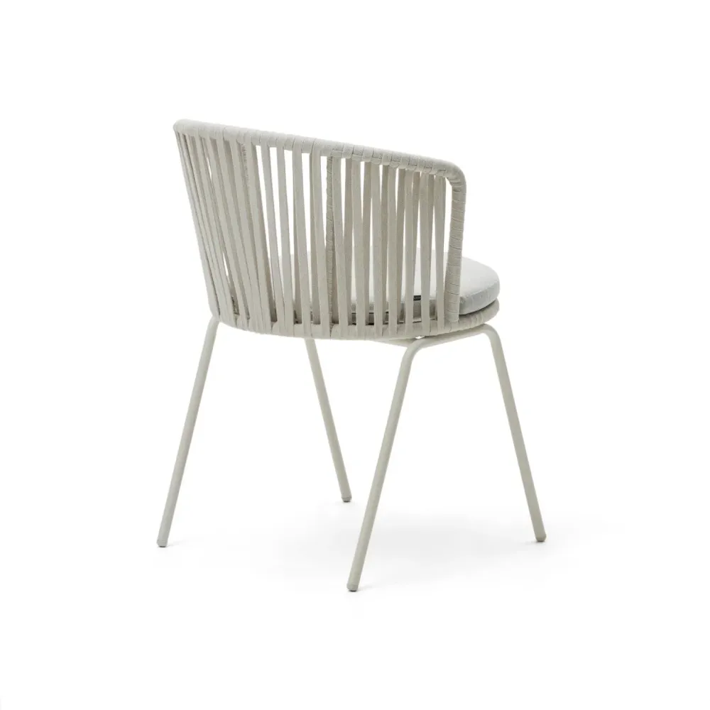 Kave Home Saconca tuinstoel Grijs