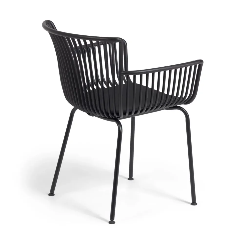 Kave Home Surpika tuinstoel Zwart