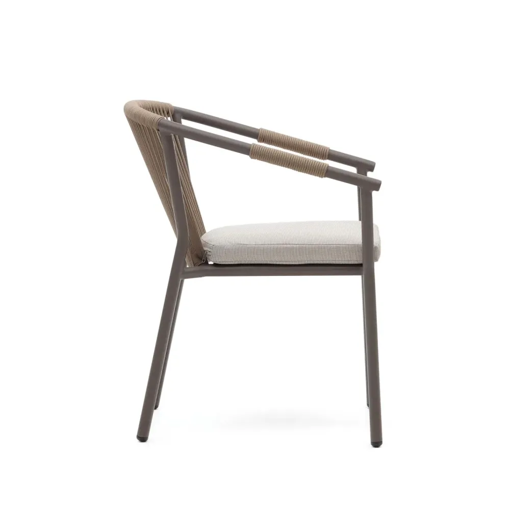 Kave Home Xelida tuinstoel Bruin