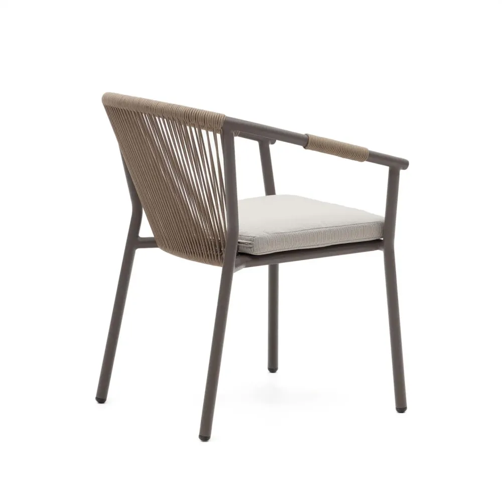 Kave Home Xelida tuinstoel Bruin