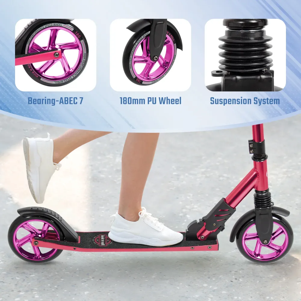 Opvouwbare Step (Roze) Leogreen