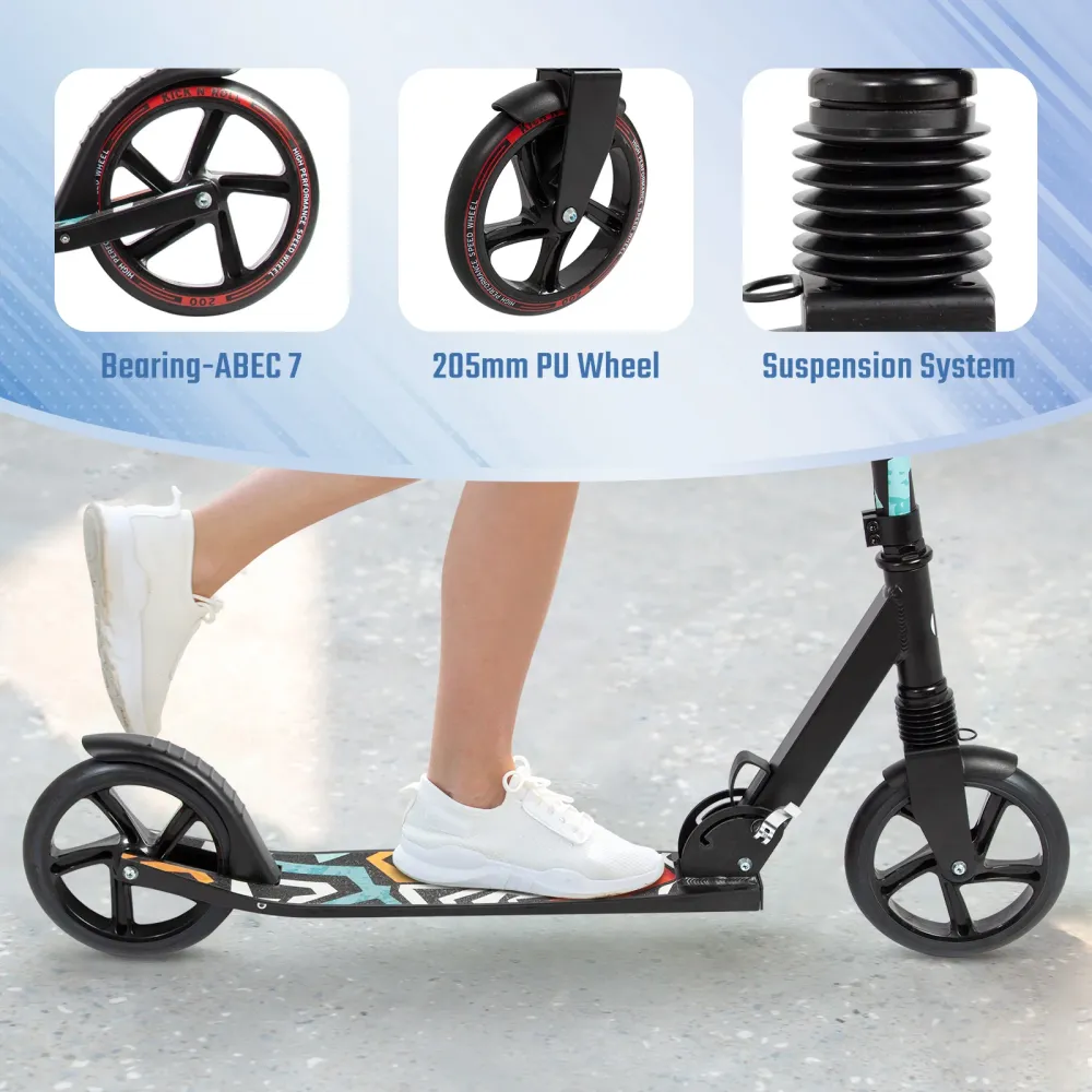 Opvouwbare Step (Zwart) Leogreen
