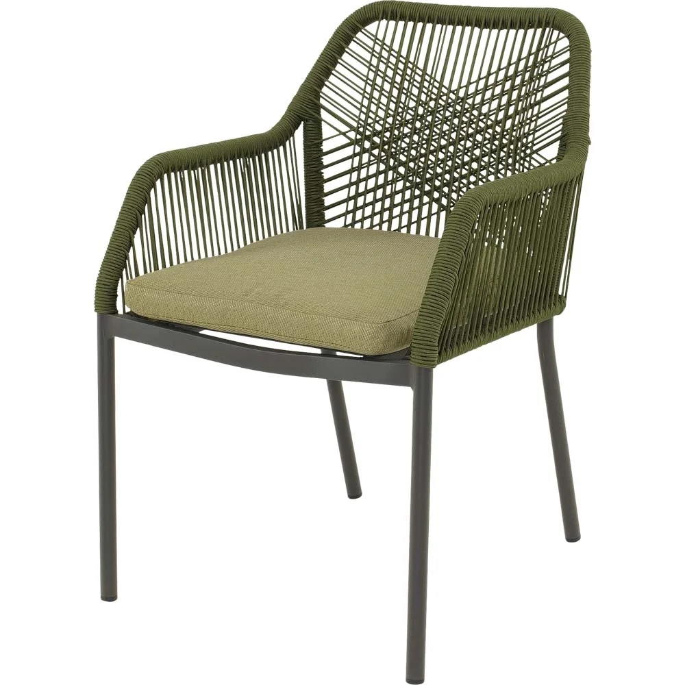 Lesli Living bistrostoel Akita - groen - 56x62x81cm