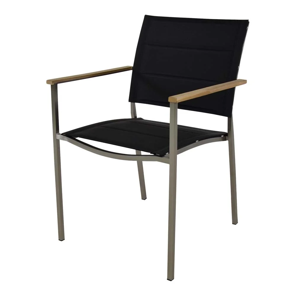 Lesli Living bistrostoel Marmaris - zwart - 55∕56x62x85cm