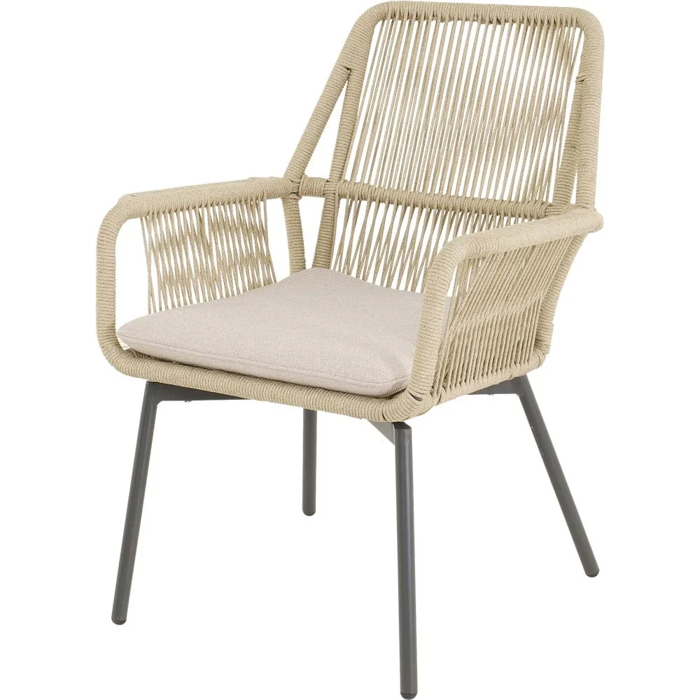 Lesli Living bistrostoel Silas - beige - 64x69x92cm