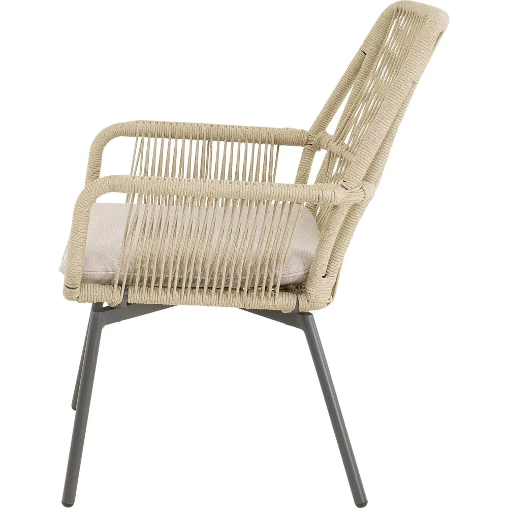 Lesli Living bistrostoel Silas - beige - 64x69x92cm