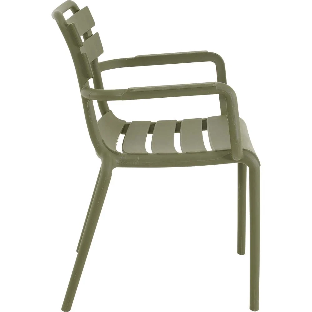 Lesli Living bistrostoel Torvi - groen - 54x56x81cm