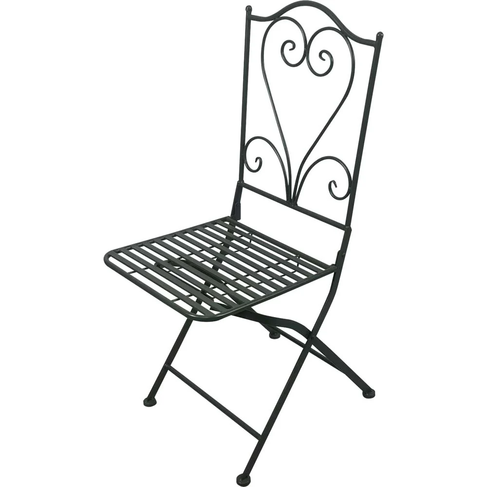 Lesli Living bistrostoel Viva la Vida - groen - 48x40x94cm