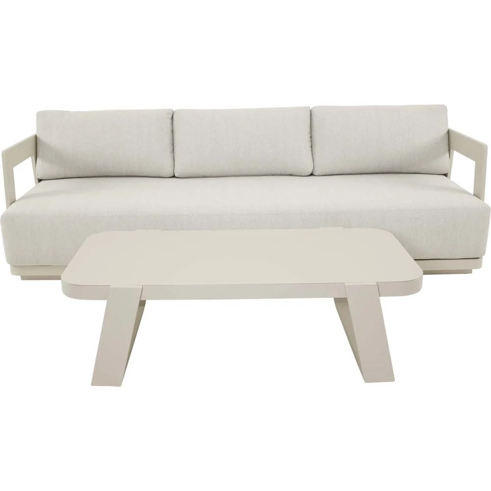 Lesli Living loungebank Makai - beige - 229x86,5x62,5cm