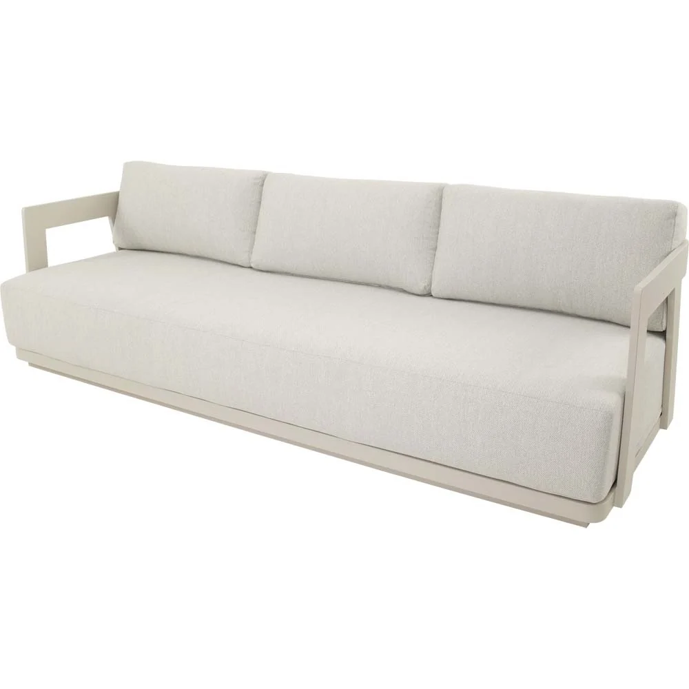 Lesli Living loungebank Makai - beige - 229x86,5x62,5cm