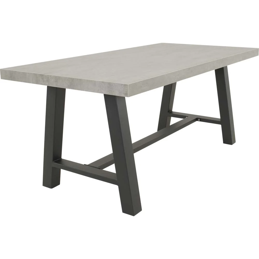Lesli Living tuintafel Fresco - grijs - 180x90x75cm
