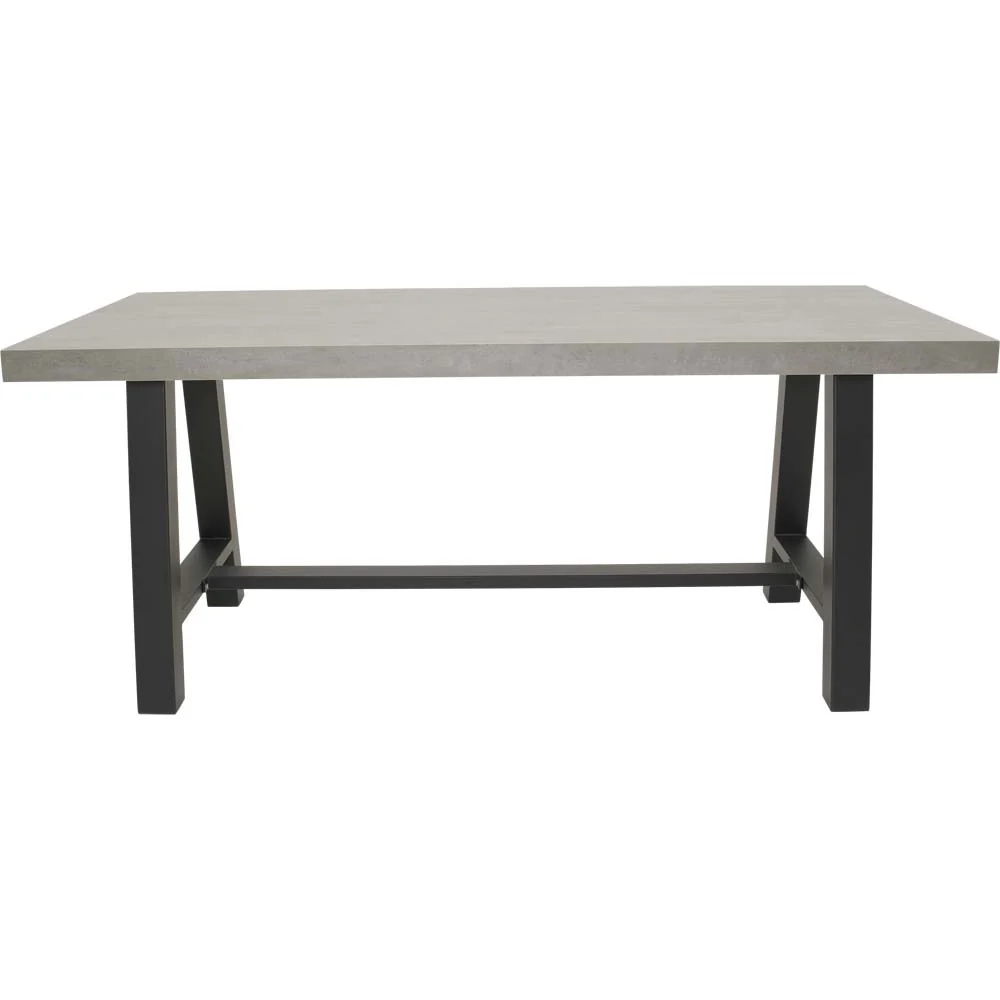 Lesli Living tuintafel Fresco - grijs - 180x90x75cm