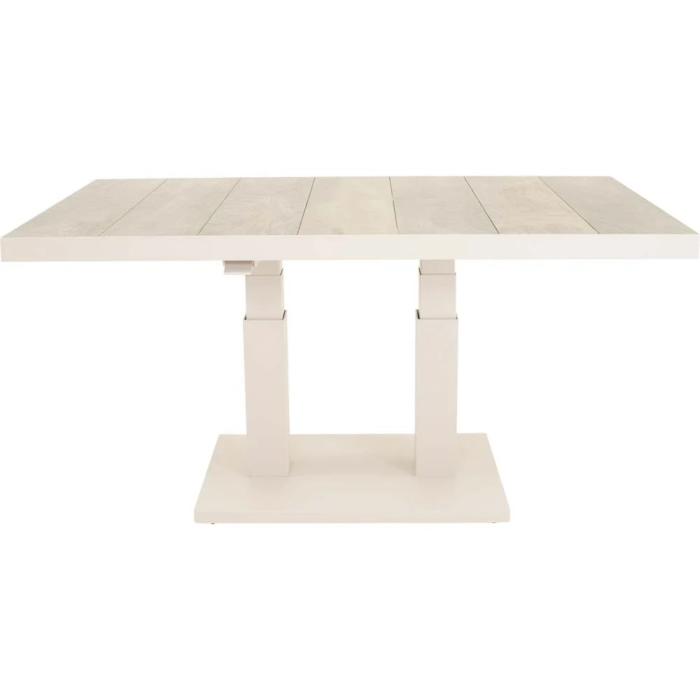 Lesli Living tuintafel Prato - beige - 140x85x50cm