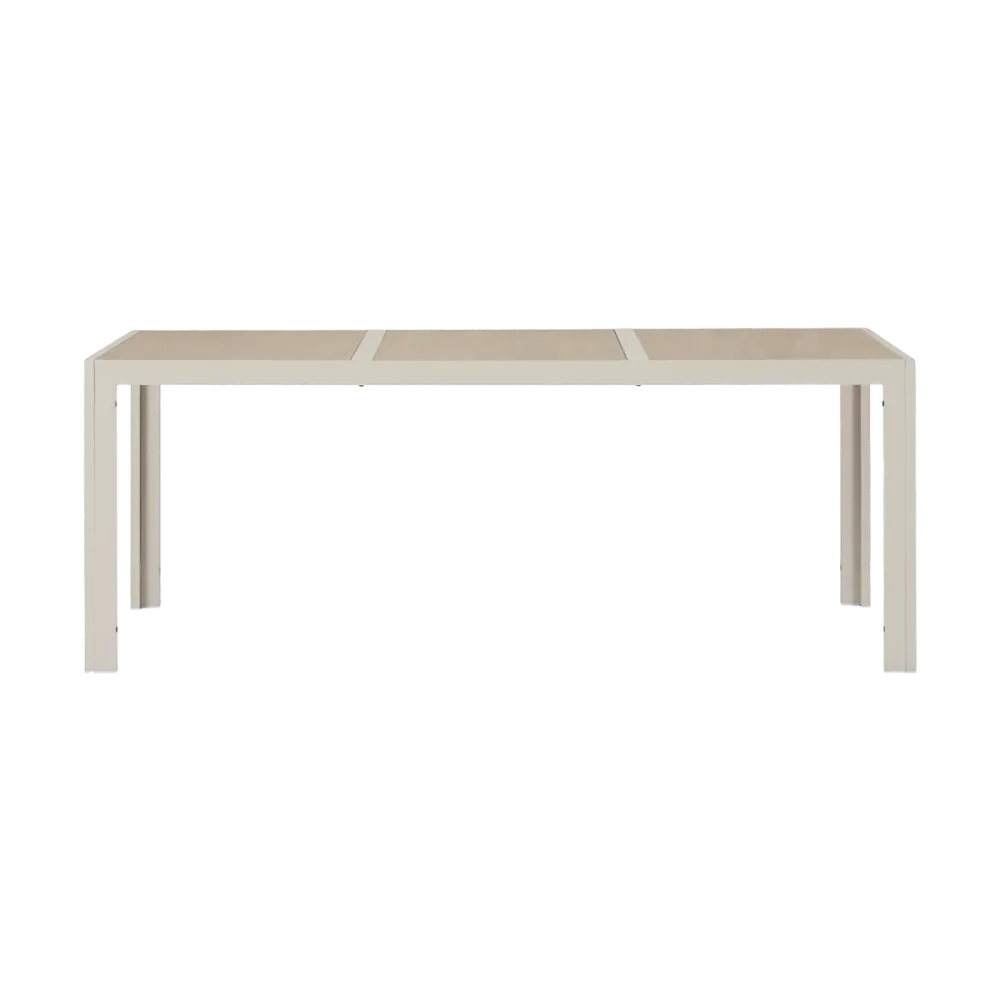 Lisomme Bosse Aluminium Tuintafel Beige - 196 x 91 cm