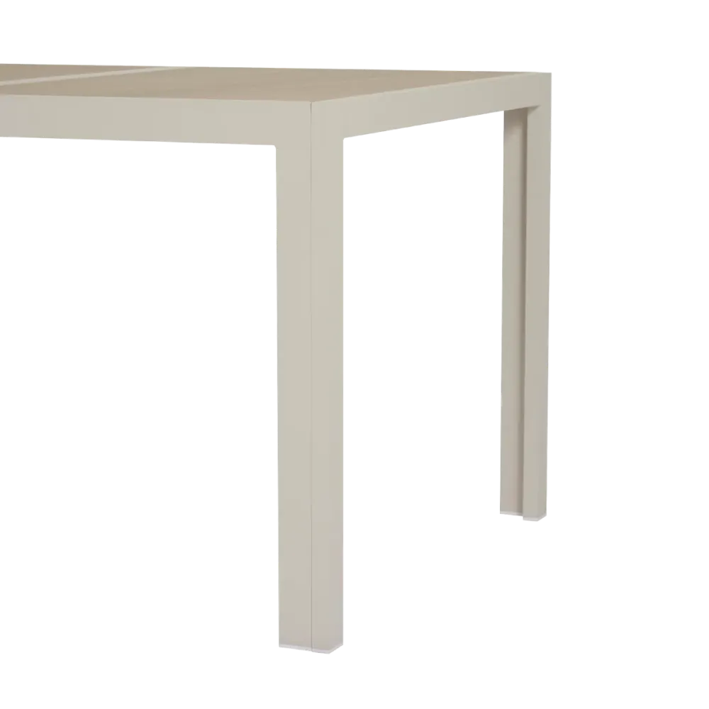Lisomme Bosse Aluminium Tuintafel Beige - 196 x 91 cm