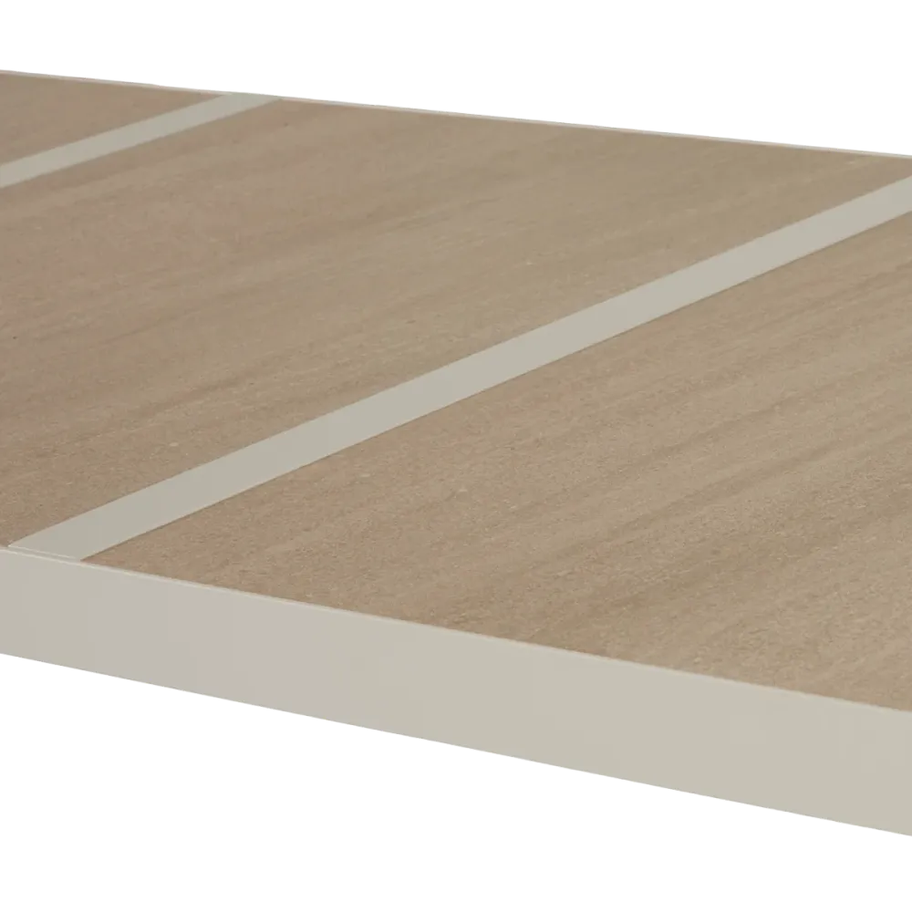 Lisomme Bosse Aluminium Tuintafel Beige - 196 x 91 cm