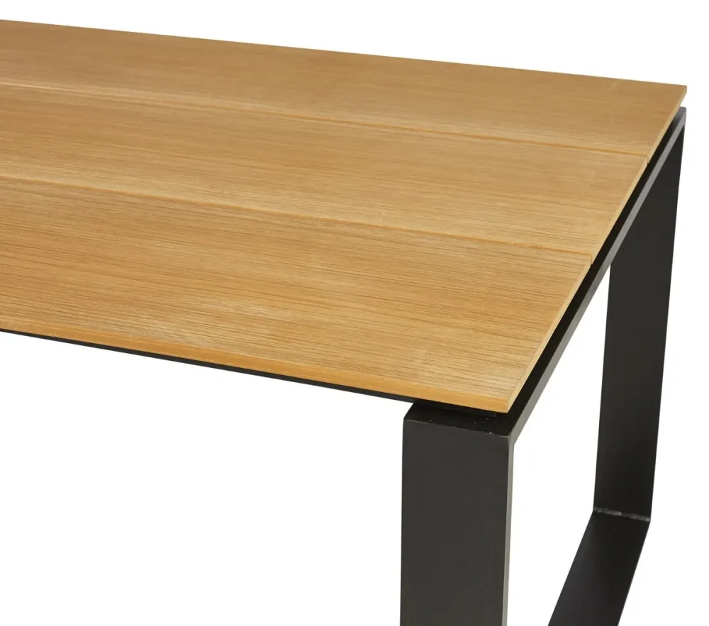 Lisomme Joep Tuintafel Polywood Naturel - 210 x 100 cm
