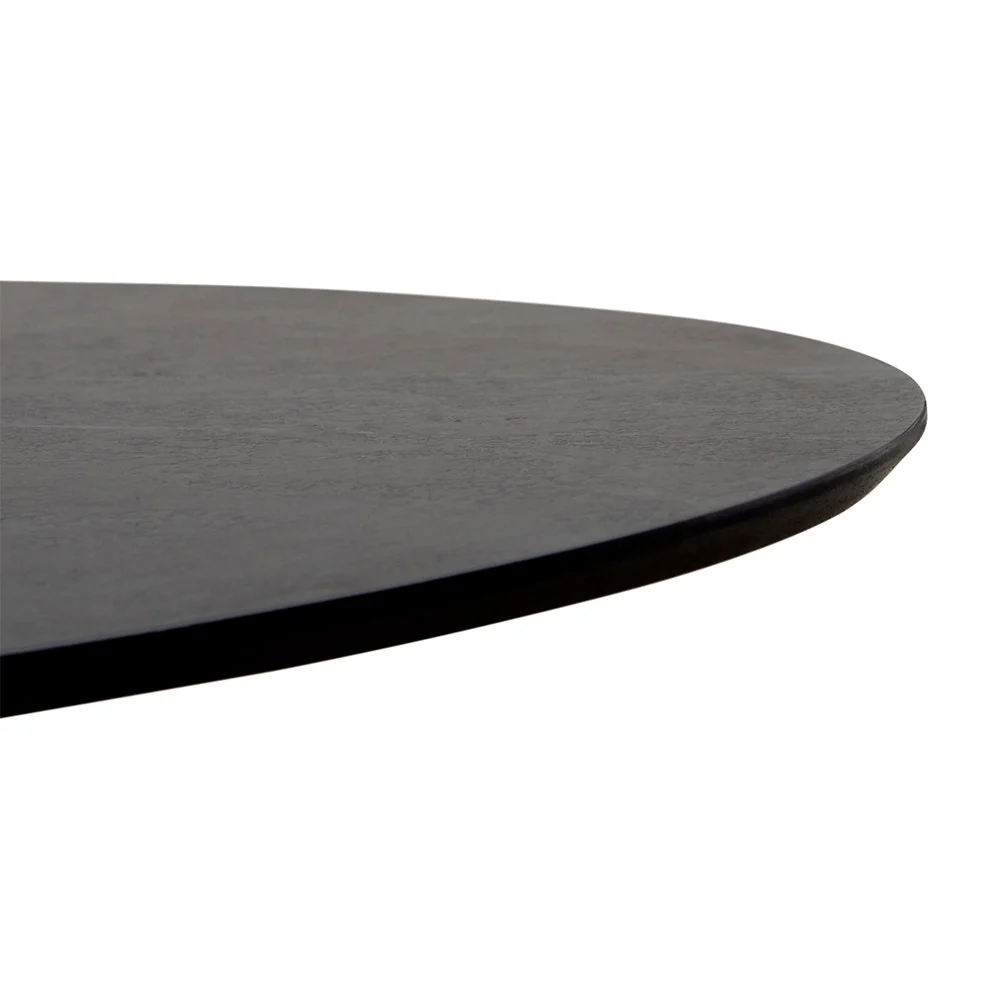Lisomme Sieb ronde tuintafel zwart - Ø110 cm