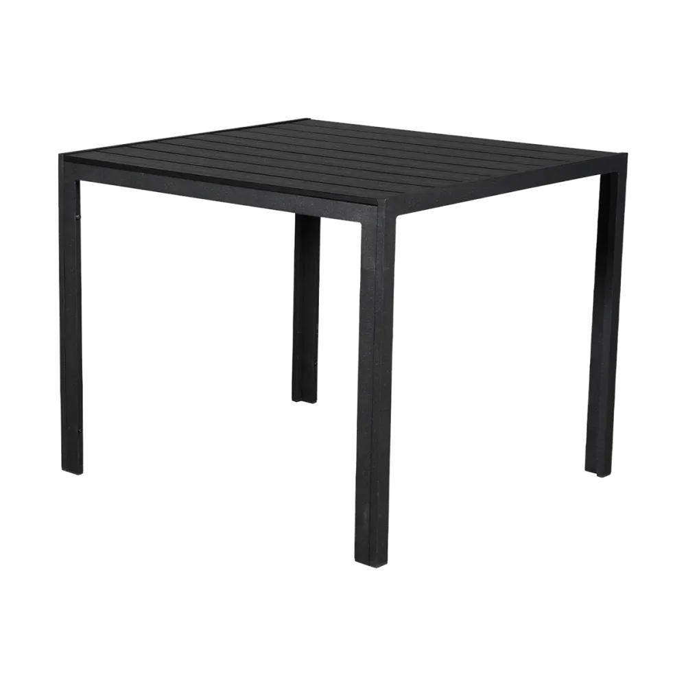 Lisomme Vinn tuintafel zwart - 90 x 90 cm