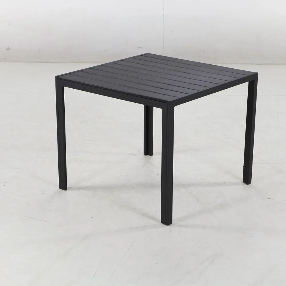 Lisomme Vinn tuintafel zwart - 90 x 90 cm