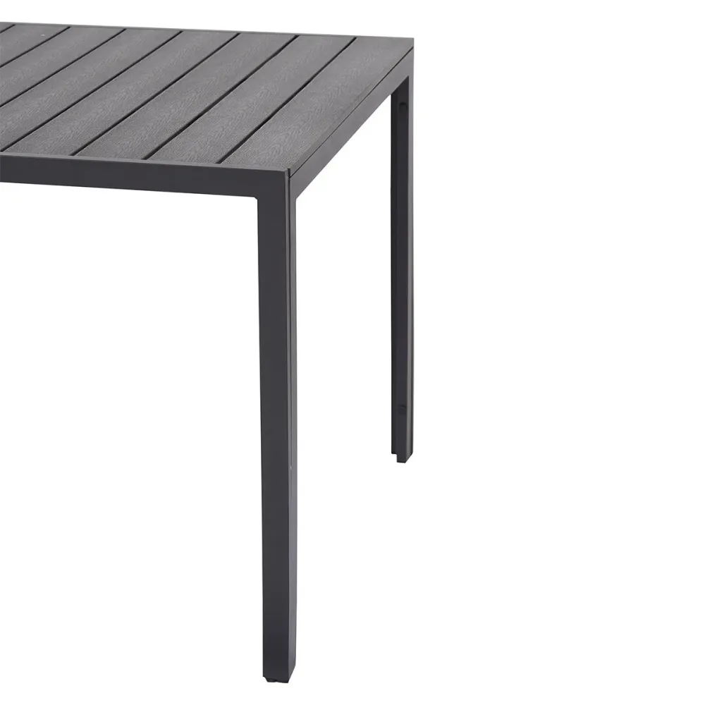 Lisomme Vinn tuintafel zwart - 90 x 90 cm