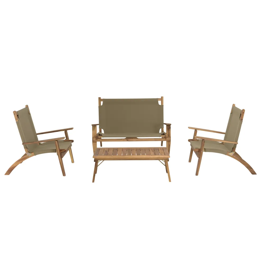 Loungeset Amanza acaciahout Macabane