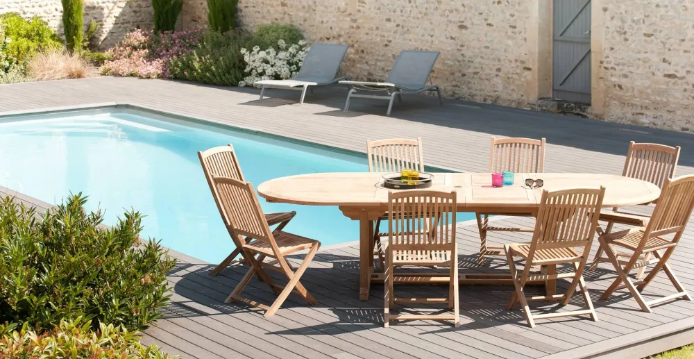Tuintafel Filla teakhout Macabane
