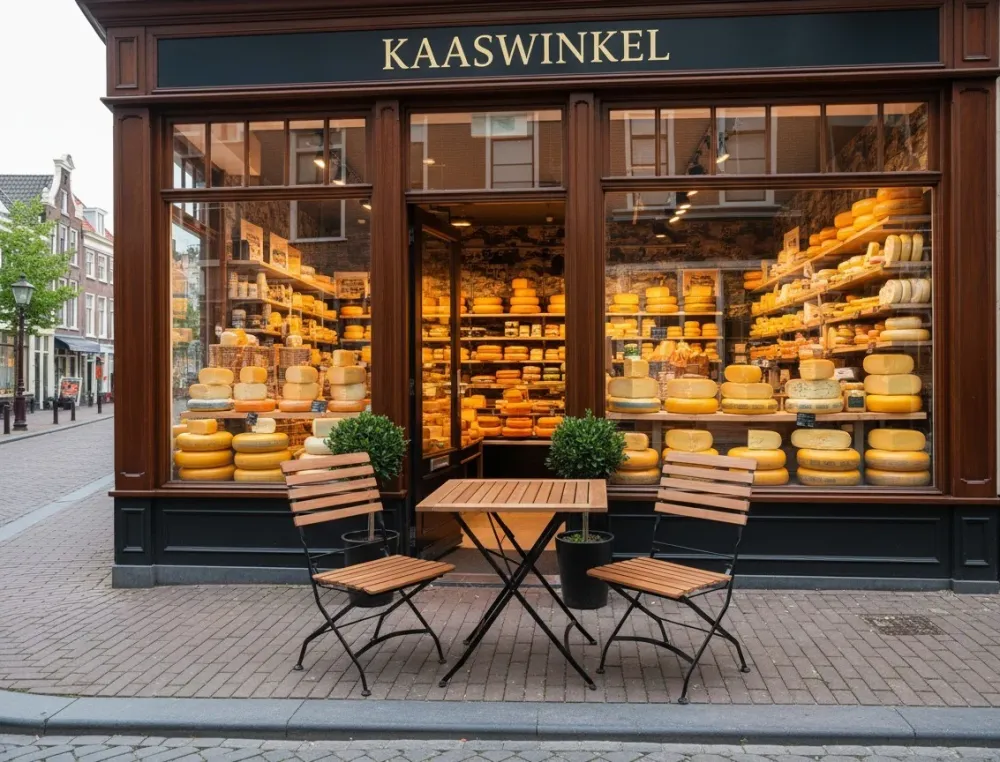 MaximaVida inklapbare vierkante acacia bistroset Toscana 70 cm zwart - stoelen zonder armleuning