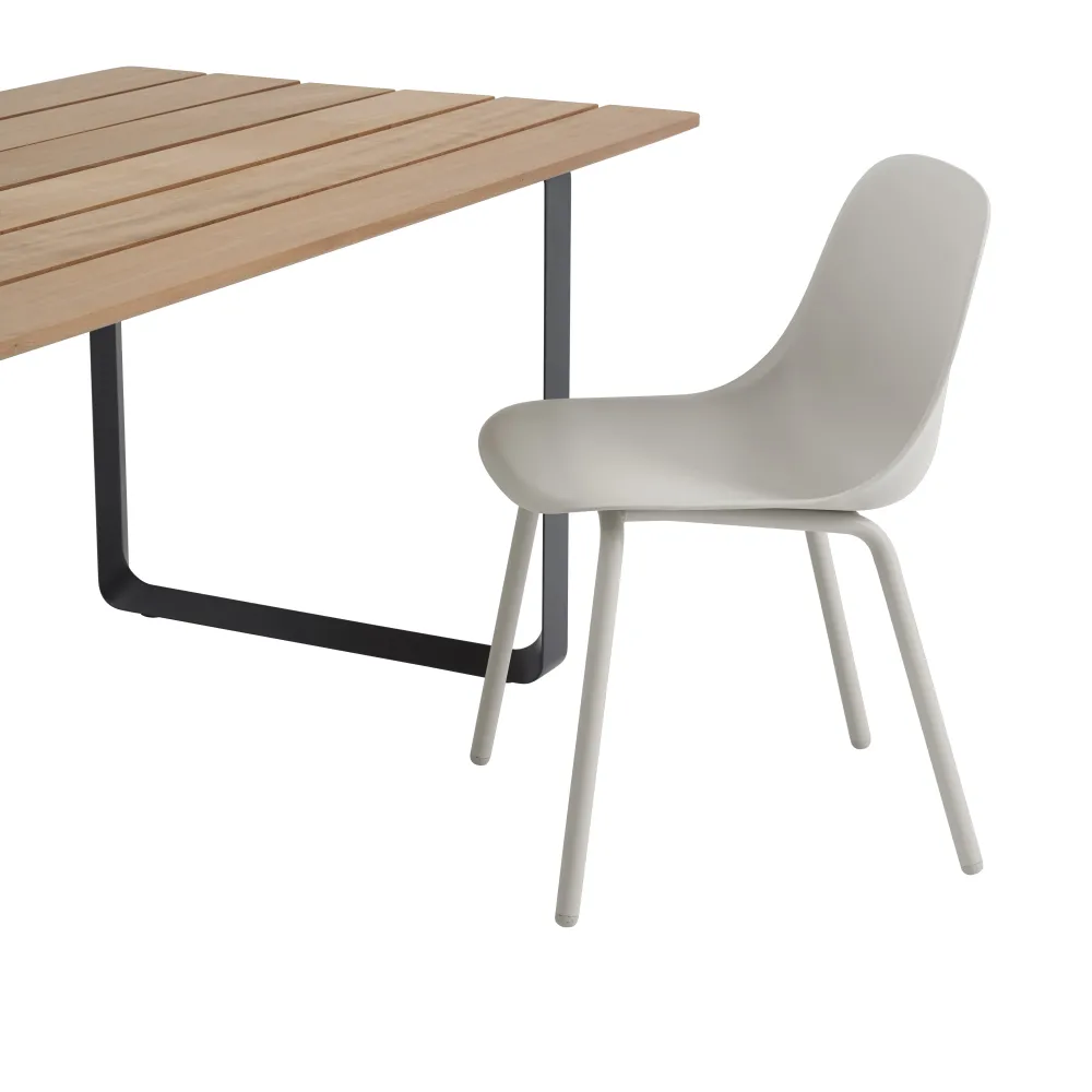 Muuto Fiber Side tuinstoel Grey