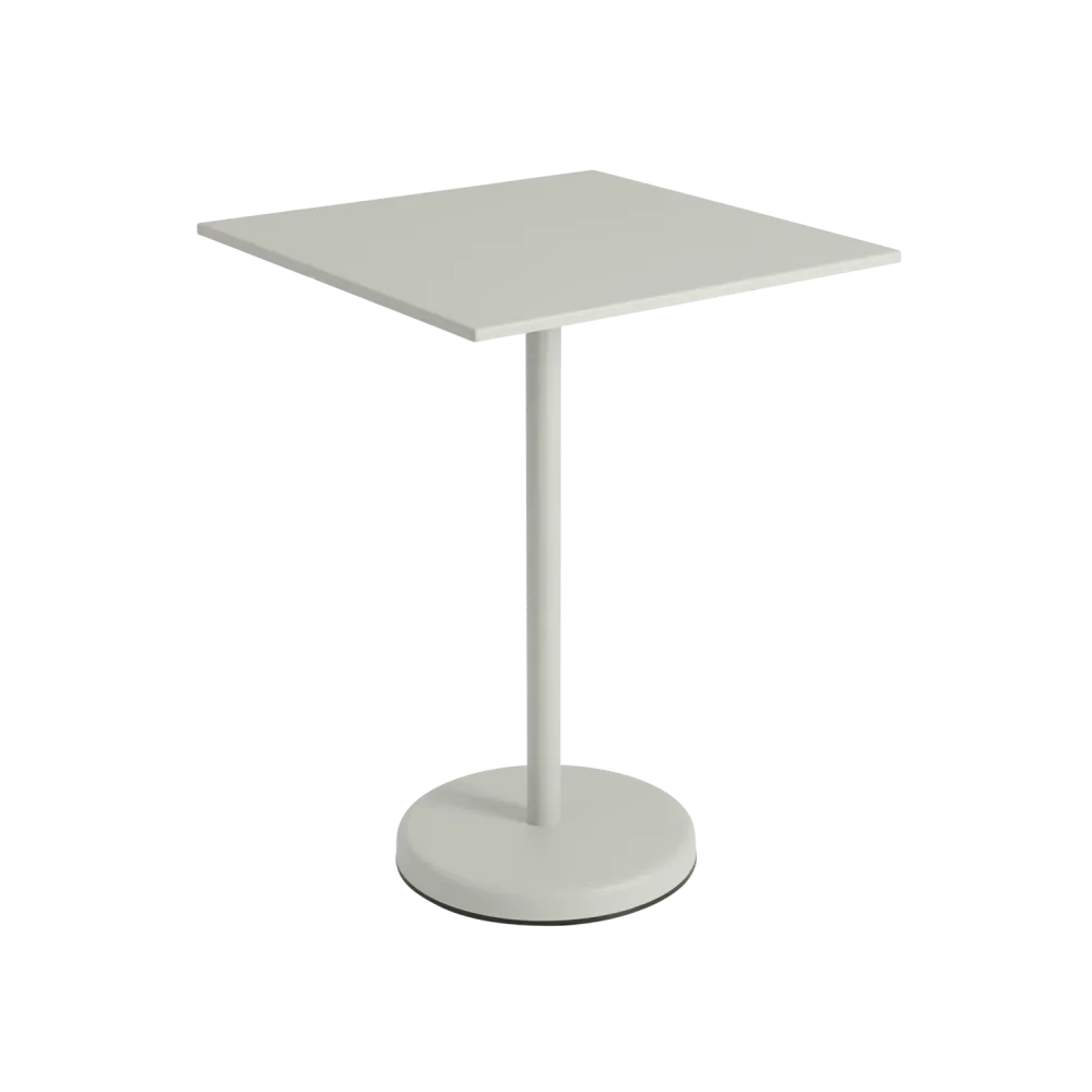 Muuto Linear Steel outdoor Café Table - Medium Black