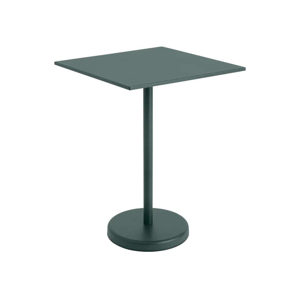 Muuto Linear Steel outdoor Café Table - Medium Dark