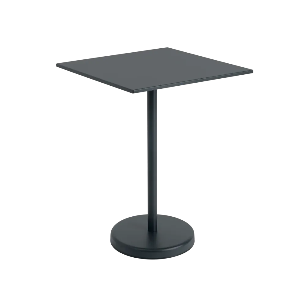 Muuto Linear Steel outdoor Café Table - Medium Dark