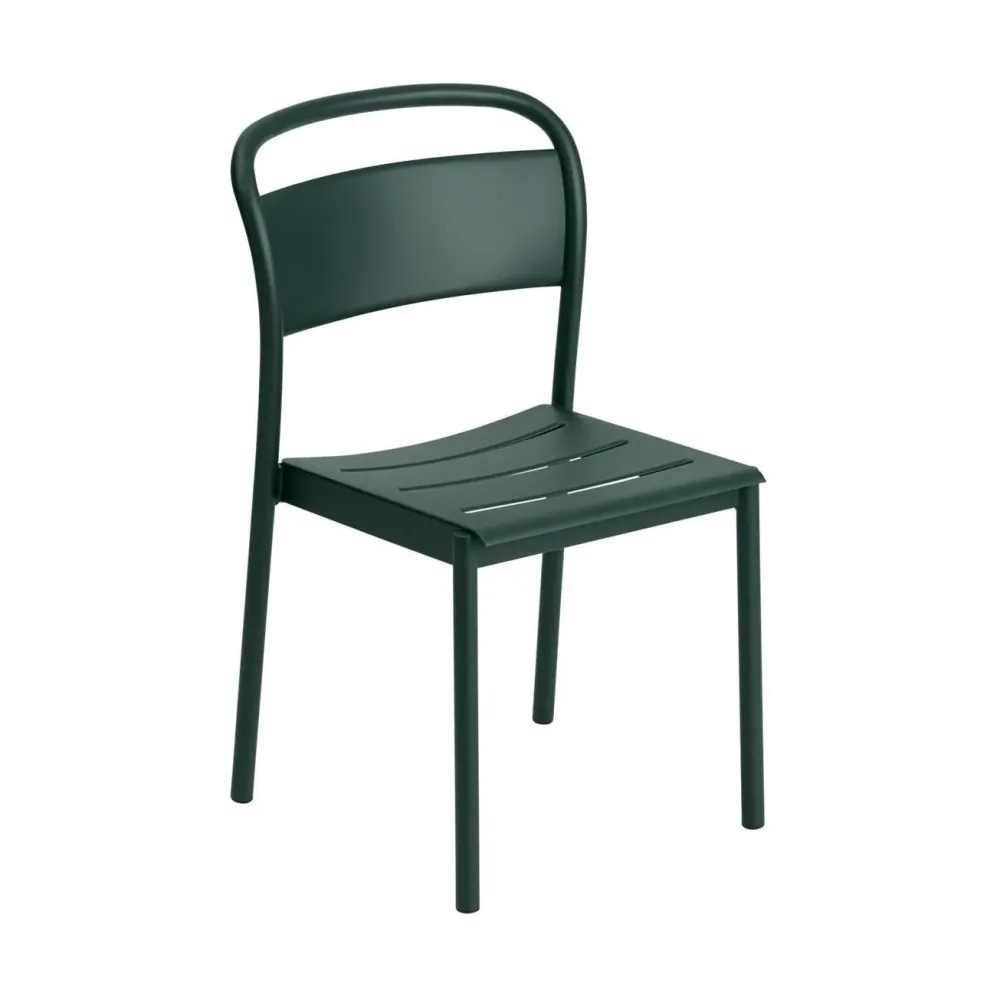 Muuto Linear Steel tuinstoel Dark Green