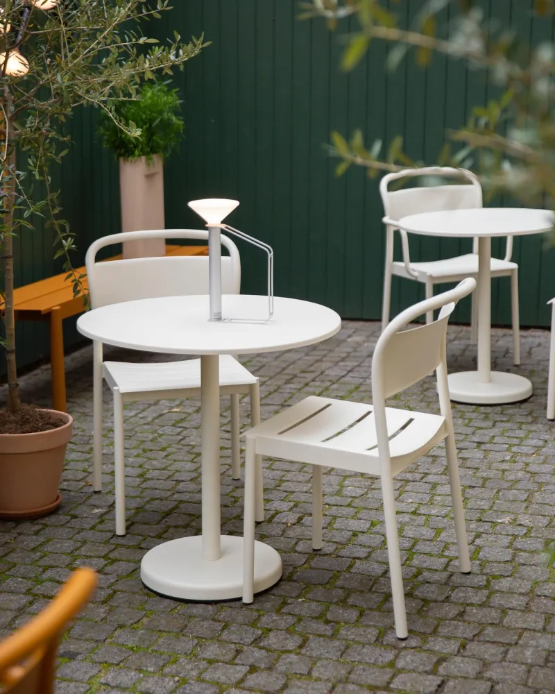 Muuto Linear Steel tuinstoel Grey