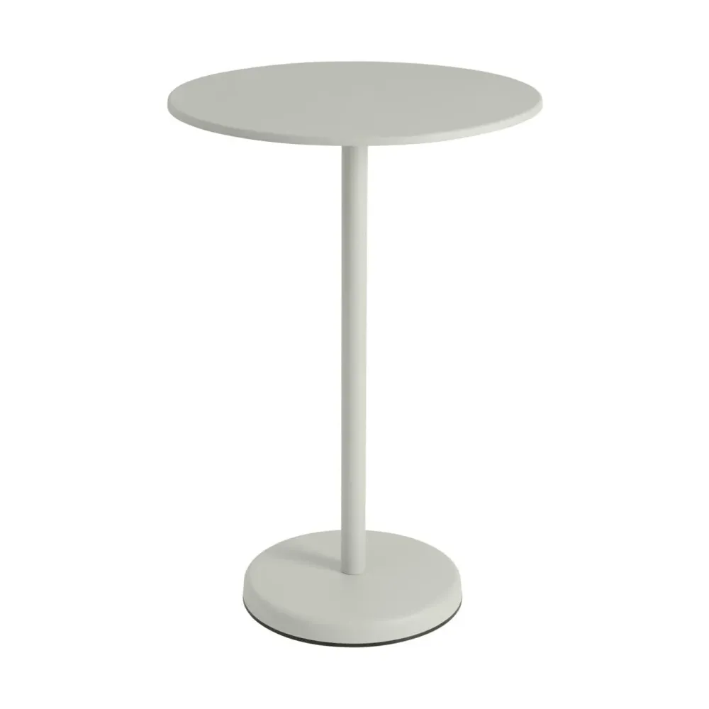 Muuto Linear Steel tuintafel bar rond H103 Grey