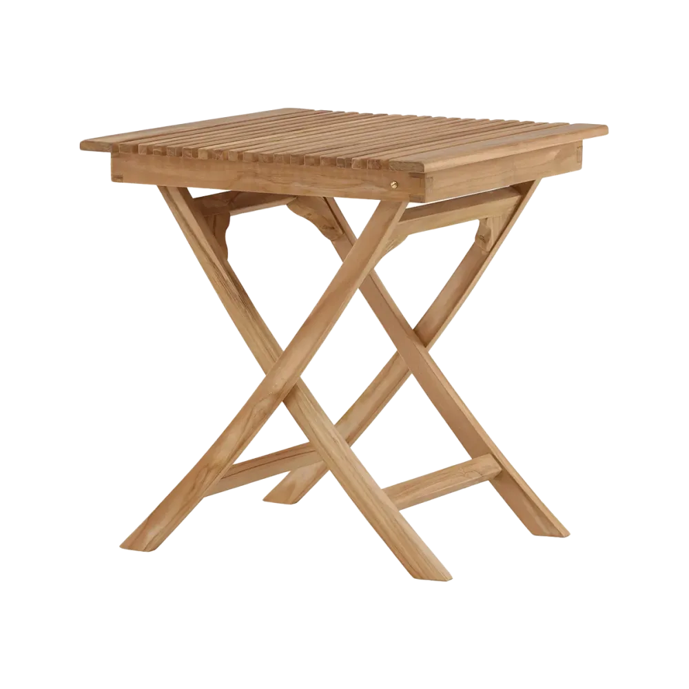 Nest outdoor Joan Inklapbare Houten Tuintafel Naturel - 70 x 70 cm
