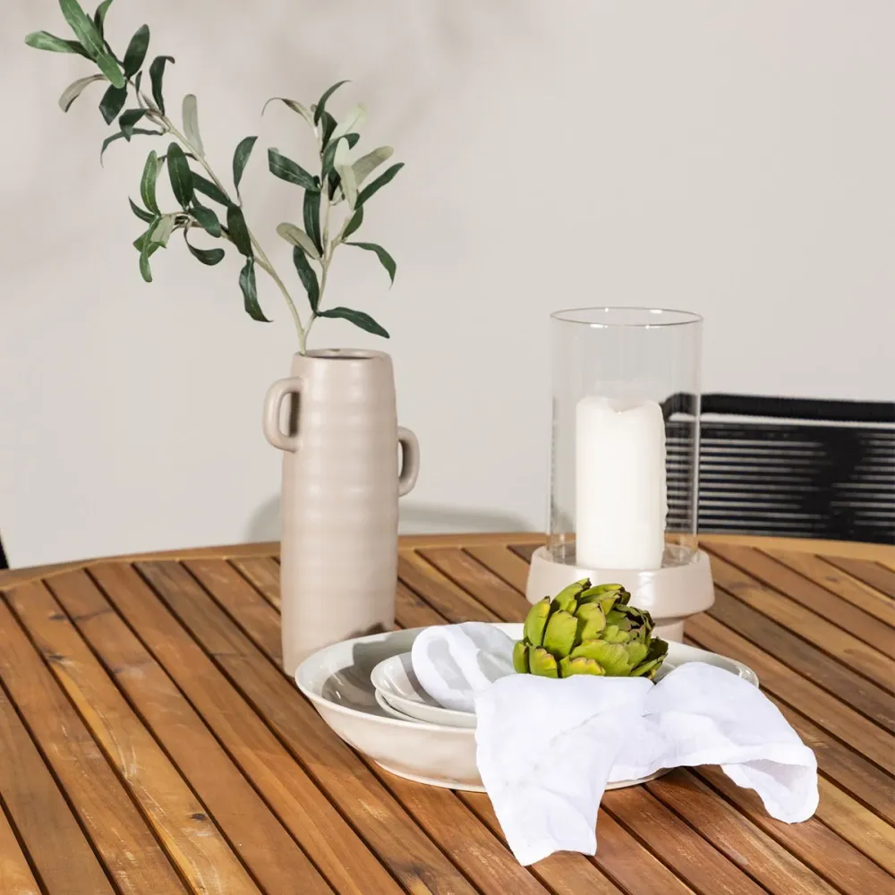 Nest outdoor Tobias Ronde Houten Tuintafel Naturel - Ø 150 cm