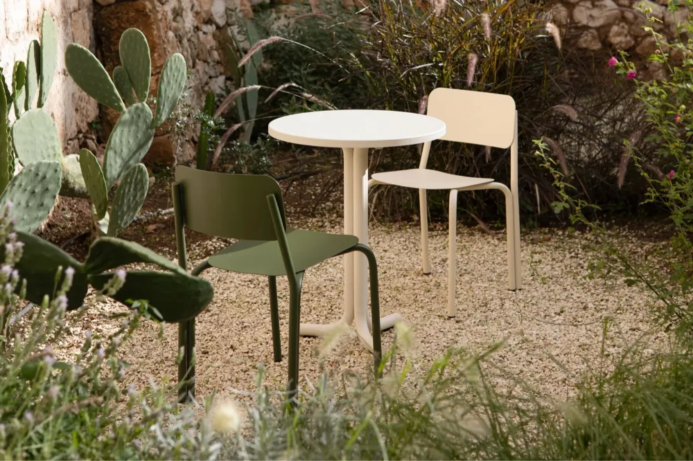 noo.ma KEI Outdoor stoel - Piazza Beige