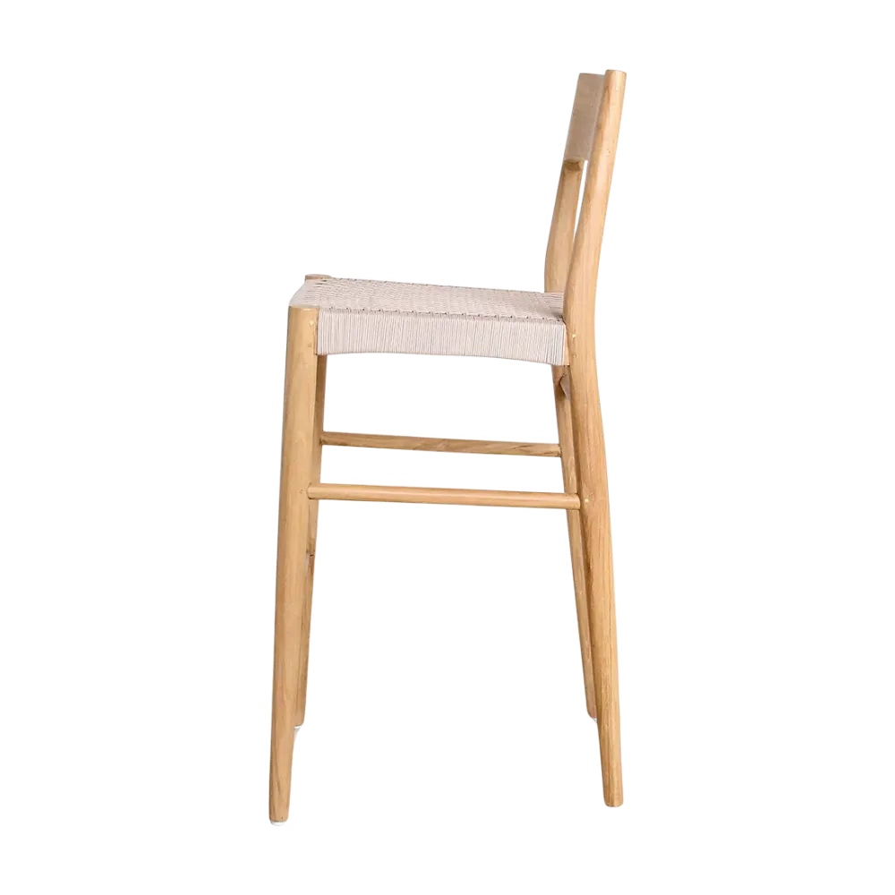 Freya teakhouten barstoel - Tuinstoel Raw Materials