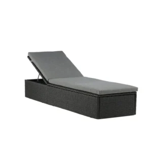 Rebellenclub Ligstoel Jade - Zwart