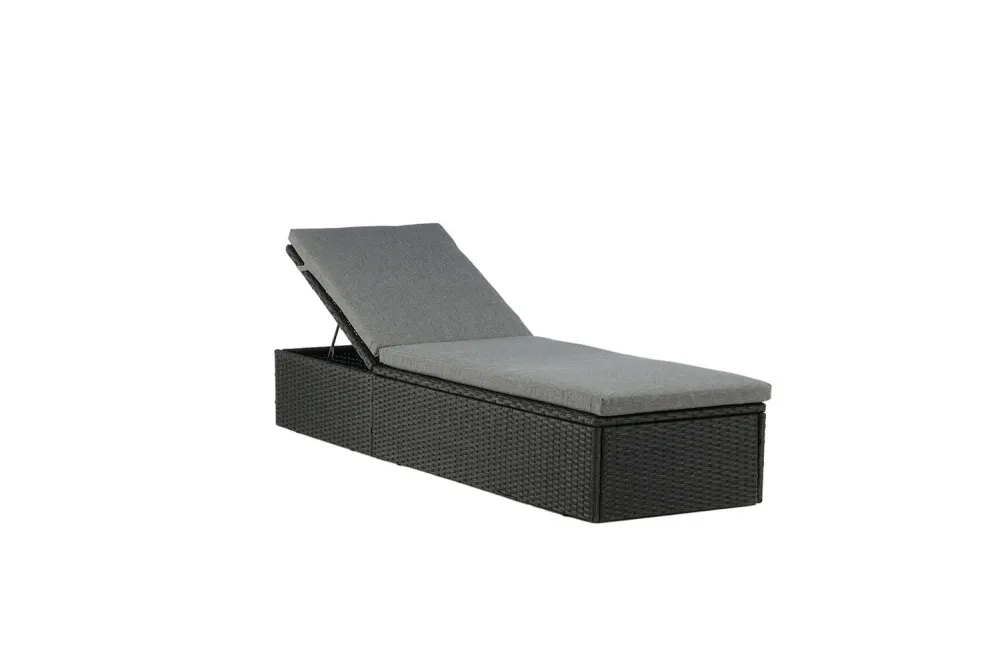 Rebellenclub Ligstoel Jade - Zwart