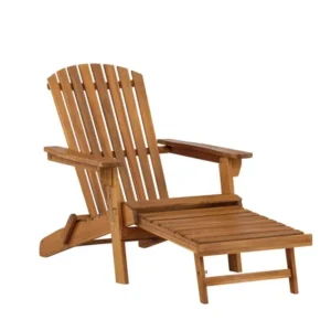 Rebellenclub Ligstoel Papavero - Naturel Hout