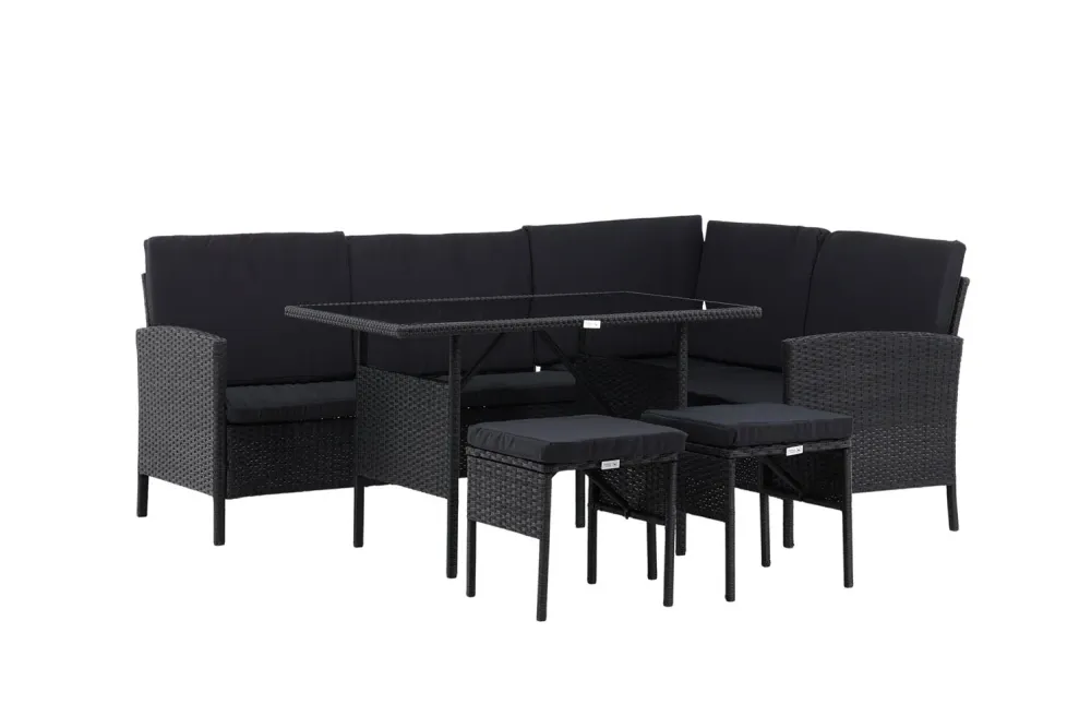 Rebellenclub Loungeset Gerani - Zwart