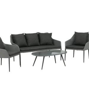 Rebellenclub Loungeset Haze - Grijs Zwart